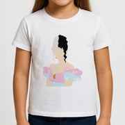 Blue And Pink Dress Kids T-Shirt 3