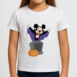 Vampire Mouse Halloween Girls T-Shirt