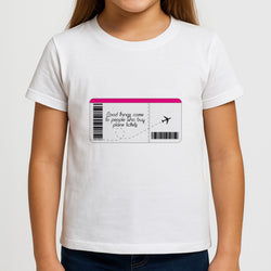Buy Plane Tickets - Travel Kids T-Shirt