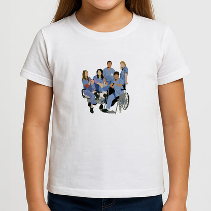 Greys Cast Girls T-Shirt