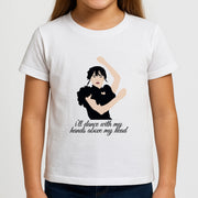 I'll Dance With My Hands Above My Head Wednesday Kids T-Shirt 3