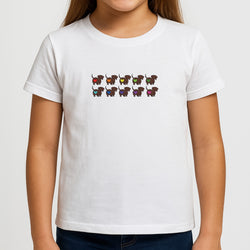 Love hearts - Dachshunds Girls T-Shirt