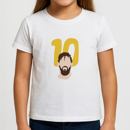 Number 10 - Messi Girls T-Shirt