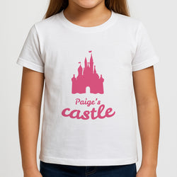 Fairytale Castle - Personalised Fairytale Girls T-Shirt