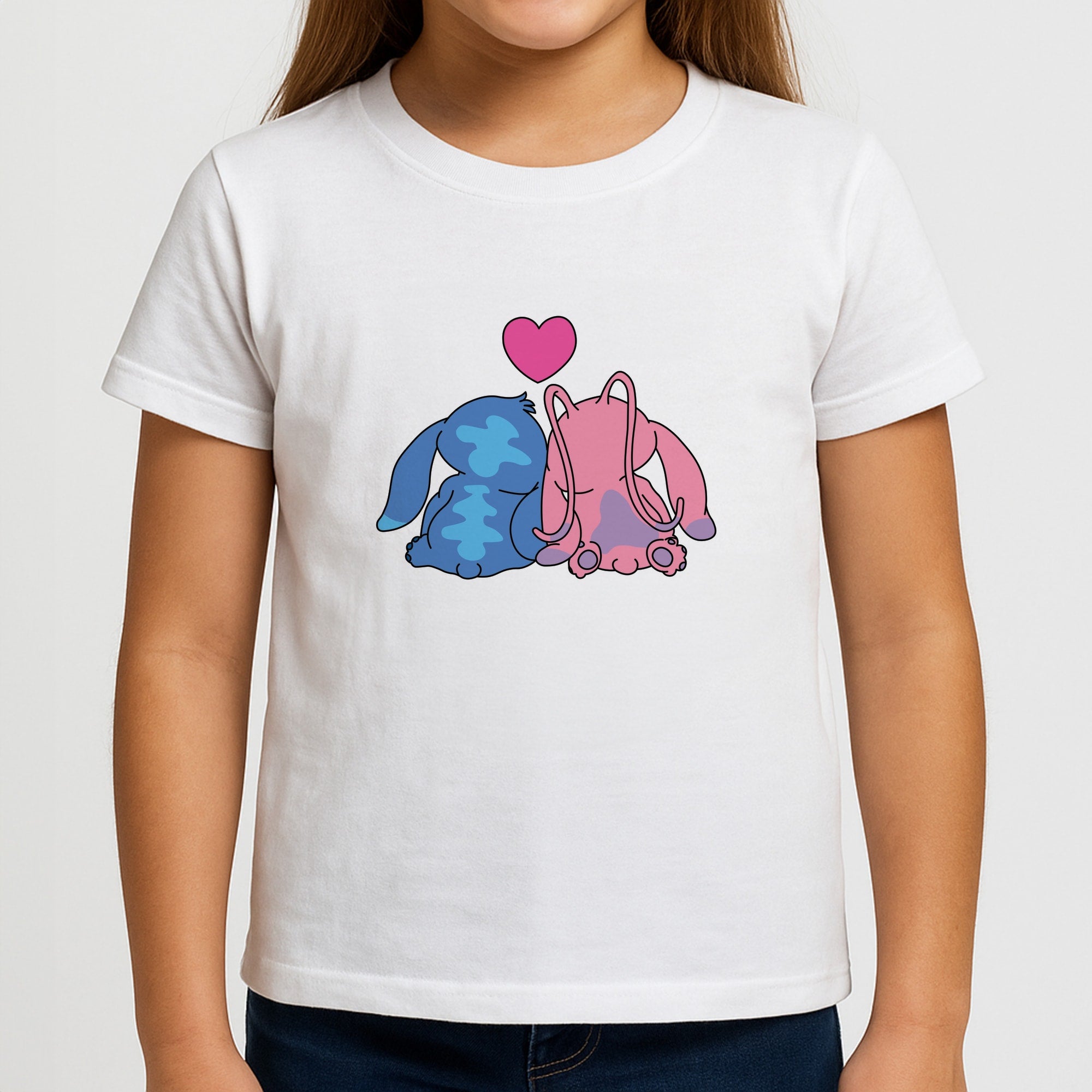In Love - Pink Alien Girls T-Shirt