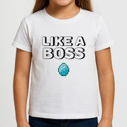 Like A Boss Kids T-Shirt 3