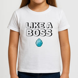 Like A Boss Girls T-Shirt