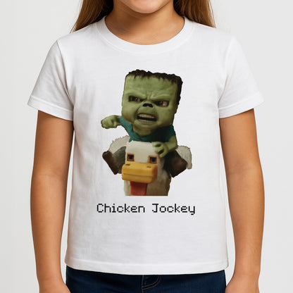 Chicken Jockey  Girls T-Shirt