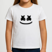 White Helmet DJ Helmet Kids T-Shirt 3