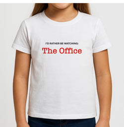 I'd Rather Be Watching The Office Girls T-Shirt