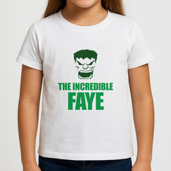 Hulk - Personalised Superhero Comic Girls T-Shirt
