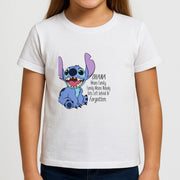Ohana Means Family - Blue Alien Kids T-Shirt 3