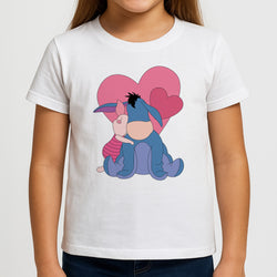 Donkey and Pig Valentine's Kids T-Shirt