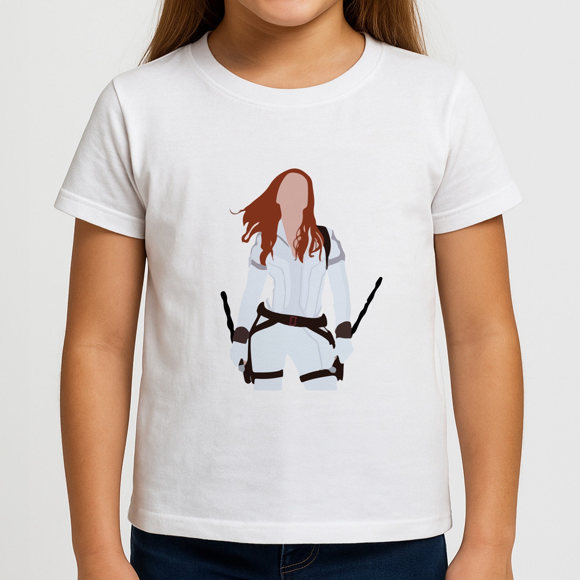 Black Widow Girls T-Shirt