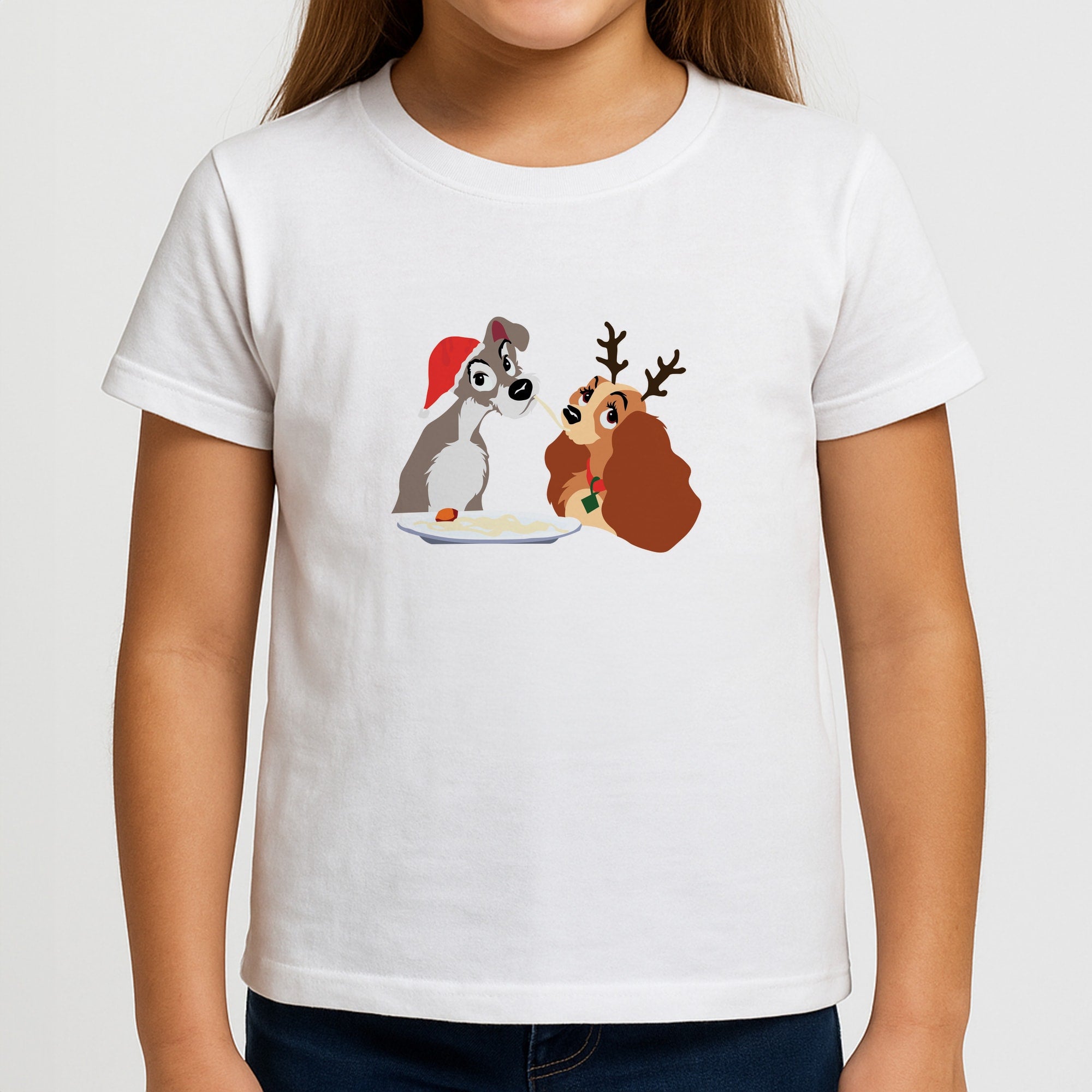 Christmas Lady Girls T-Shirt