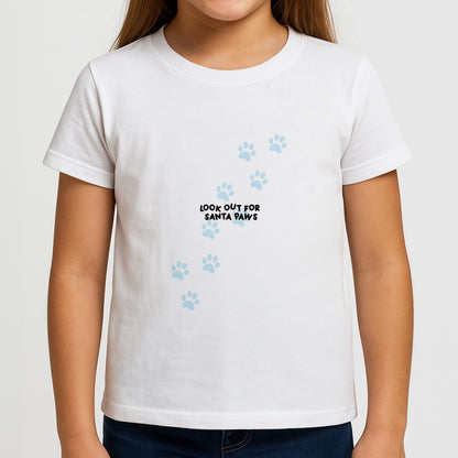 Santa Paws - Christmas Girls T-Shirt