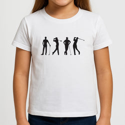 Golf Silhouettes Girls T-Shirt