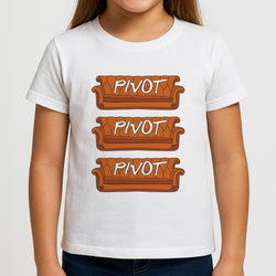 Sitcom Couches Pivot  Girls T-Shirt