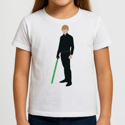 Skywalker Green Lightsaber Kids T-Shirt 3