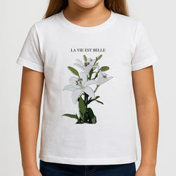 La Vie Est Belle - Clean Girl Aesthetic Girls T-Shirt