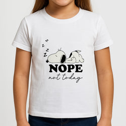 Nope, Not Today Girls T-Shirt