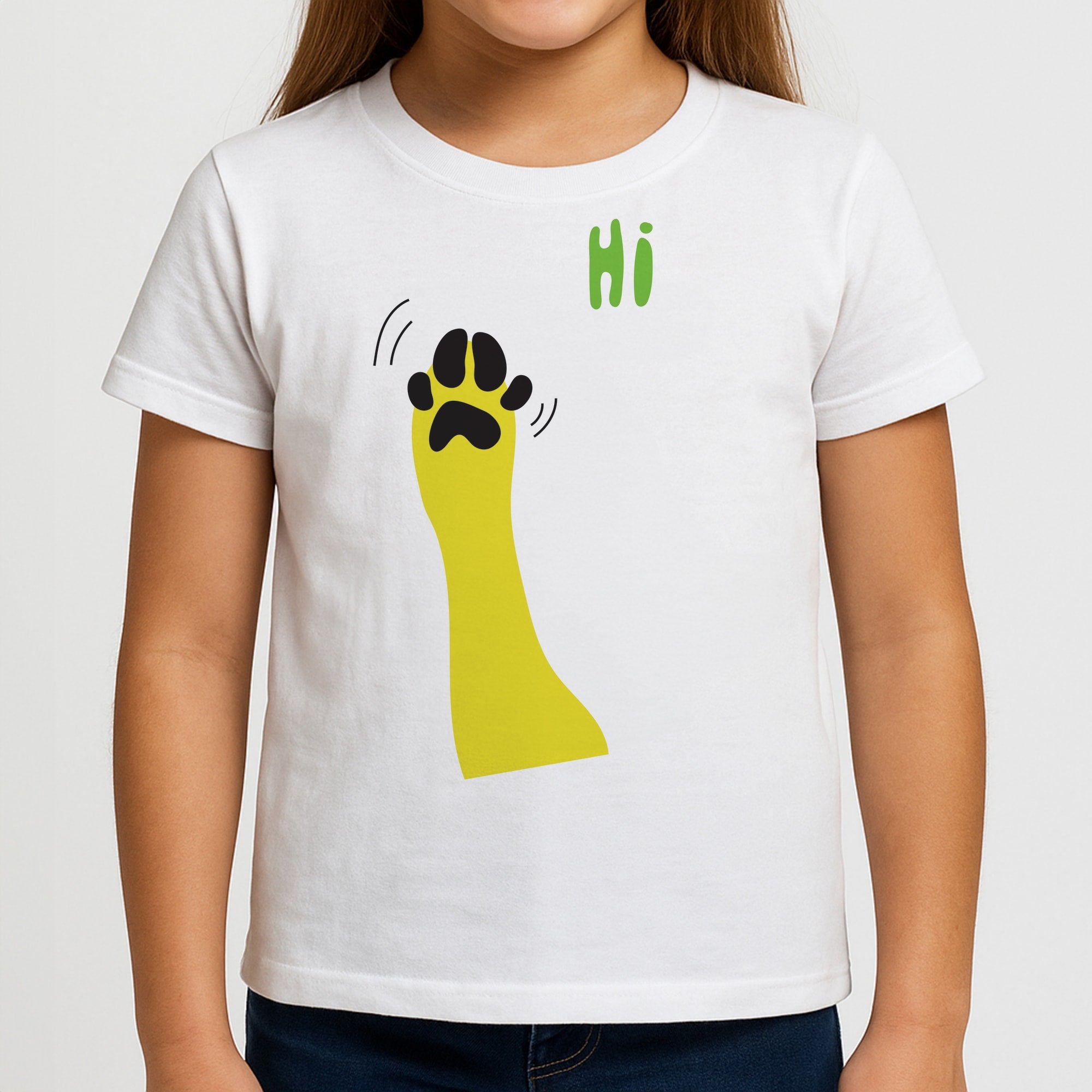 Hi - Dog Patterns Kids T-Shirt