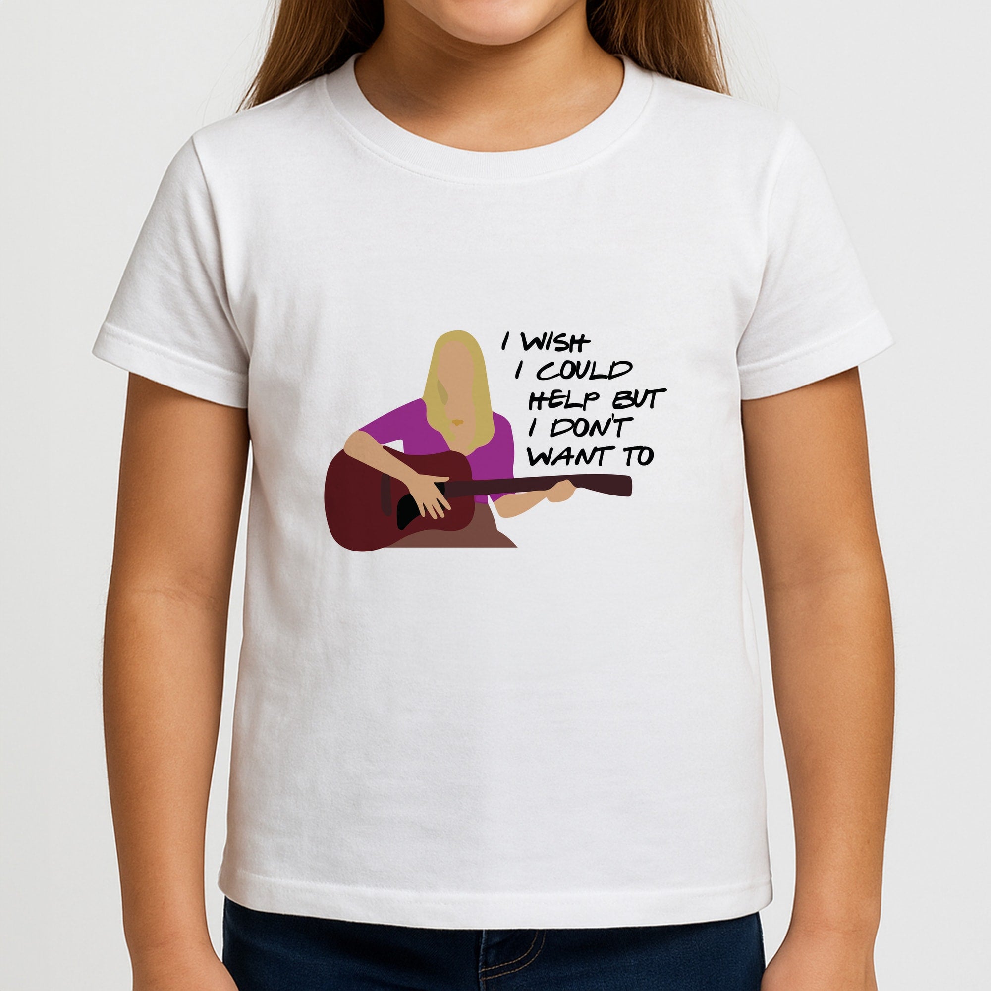 I Wish I Could Help But I Don't Want To Kids T-Shirt