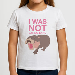 I Was Not Eating Sand Girls T-Shirt