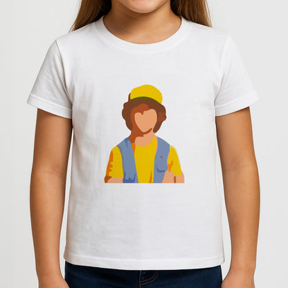 Faceless Dustin - Stranger Things Girls T-Shirt