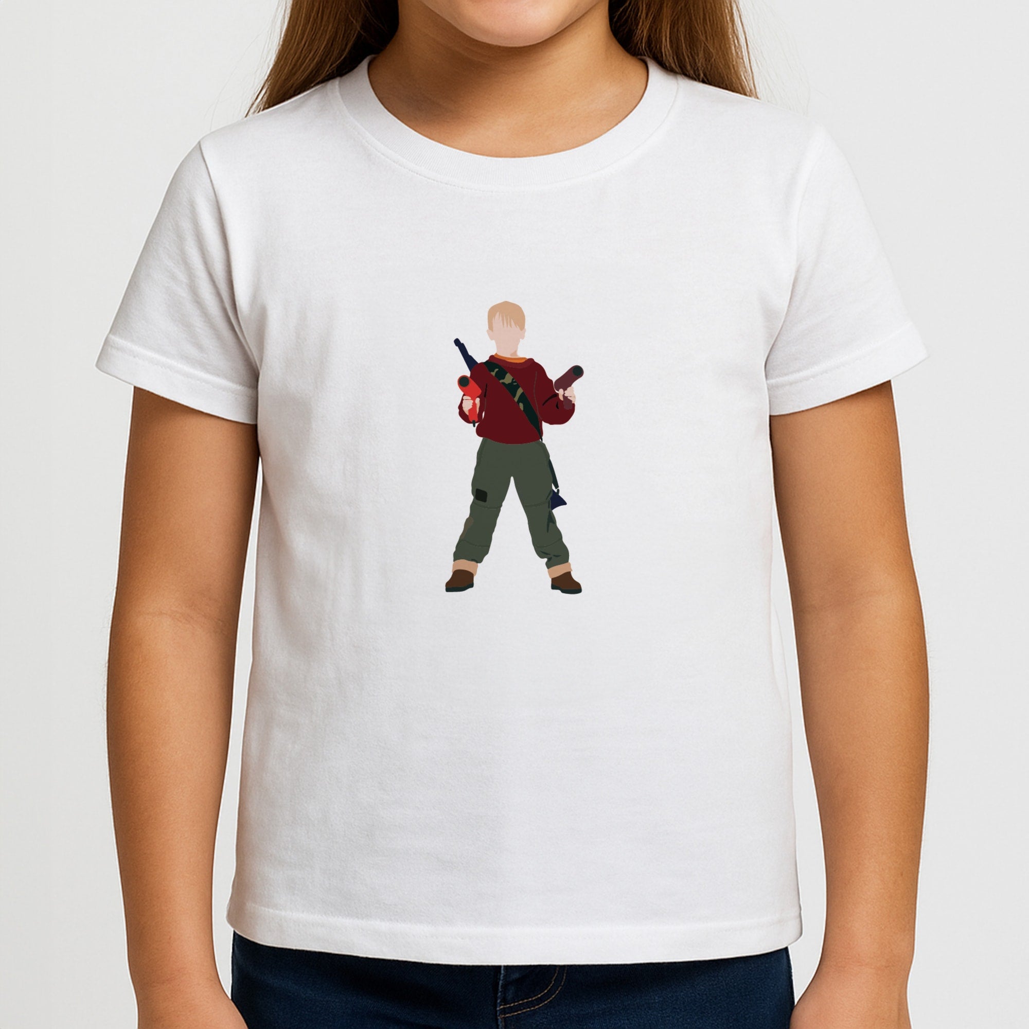 Kevin And Hairdryers Girls T-Shirt