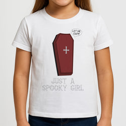 Just A Spooky Girl Girls T-Shirt