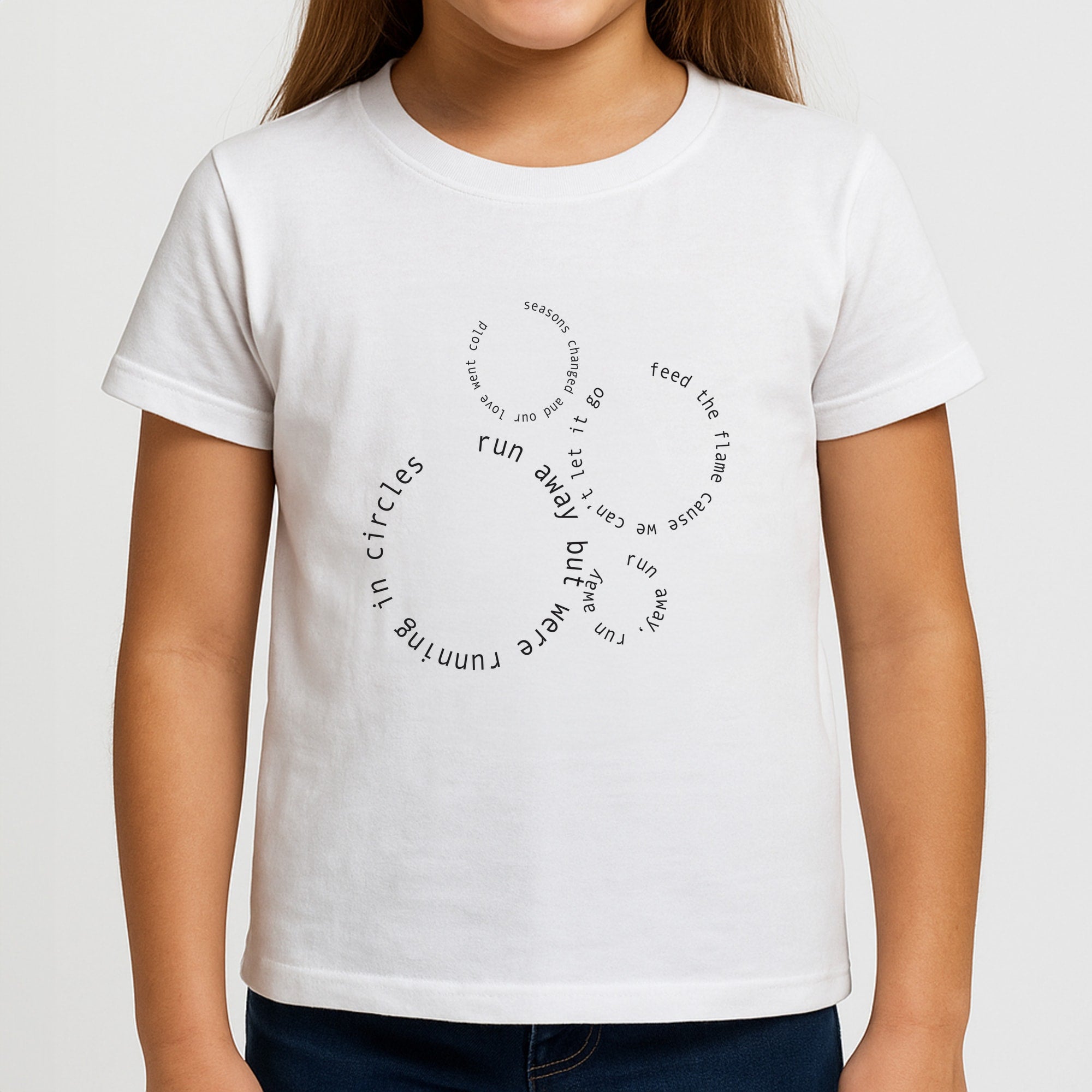 Running In Circles - Post Kids T-Shirt