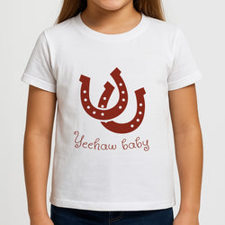 Yee-Haw Baby  Girls T-Shirt