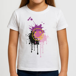 Pink Graffiti - Skate Aesthetic  Girls T-Shirt