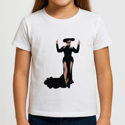 Middle Fingers - Queen B Girls T-Shirt