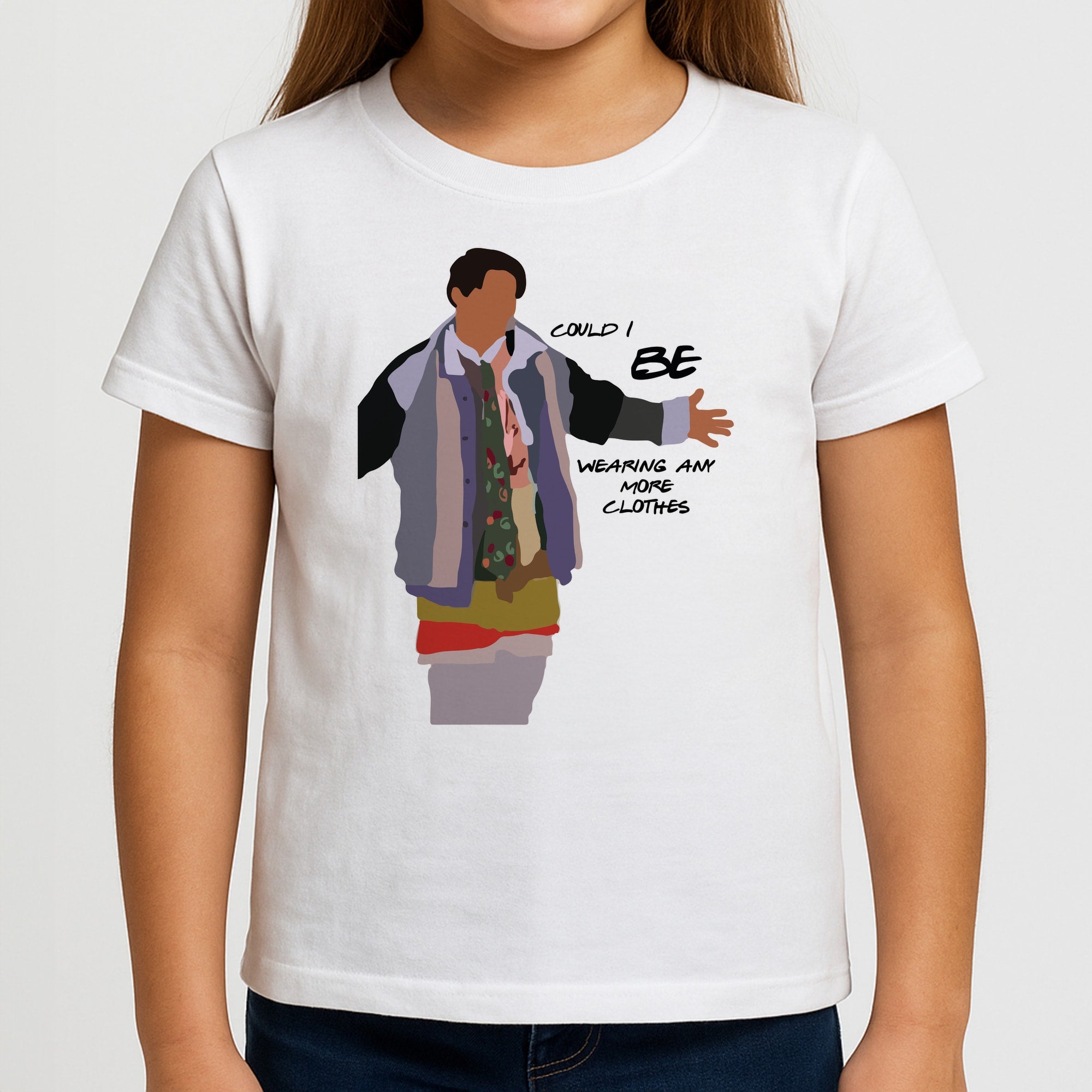 Could I Be Wearing Any More Clothes Kids T-Shirt