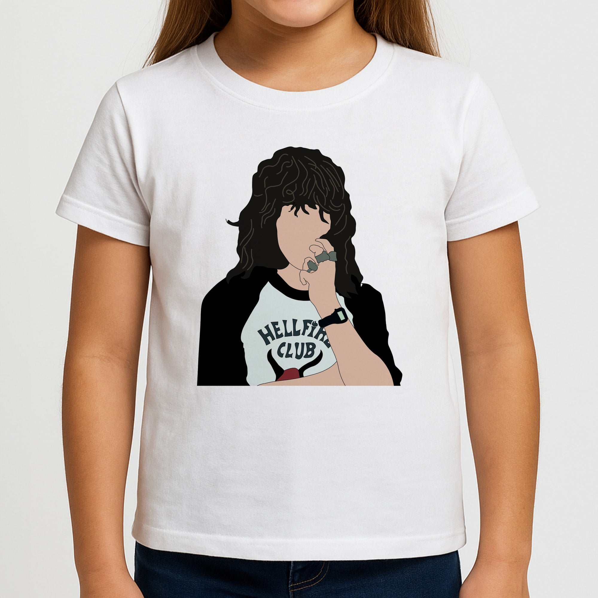Eddie Munson Hellfire Kids T-Shirt