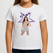 Dark Purple Olivia Kids T-Shirt 3