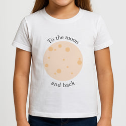 To The Moon And Back Girls T-Shirt