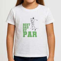 Best Dad By Par - Fathers Day Kids T-Shirt