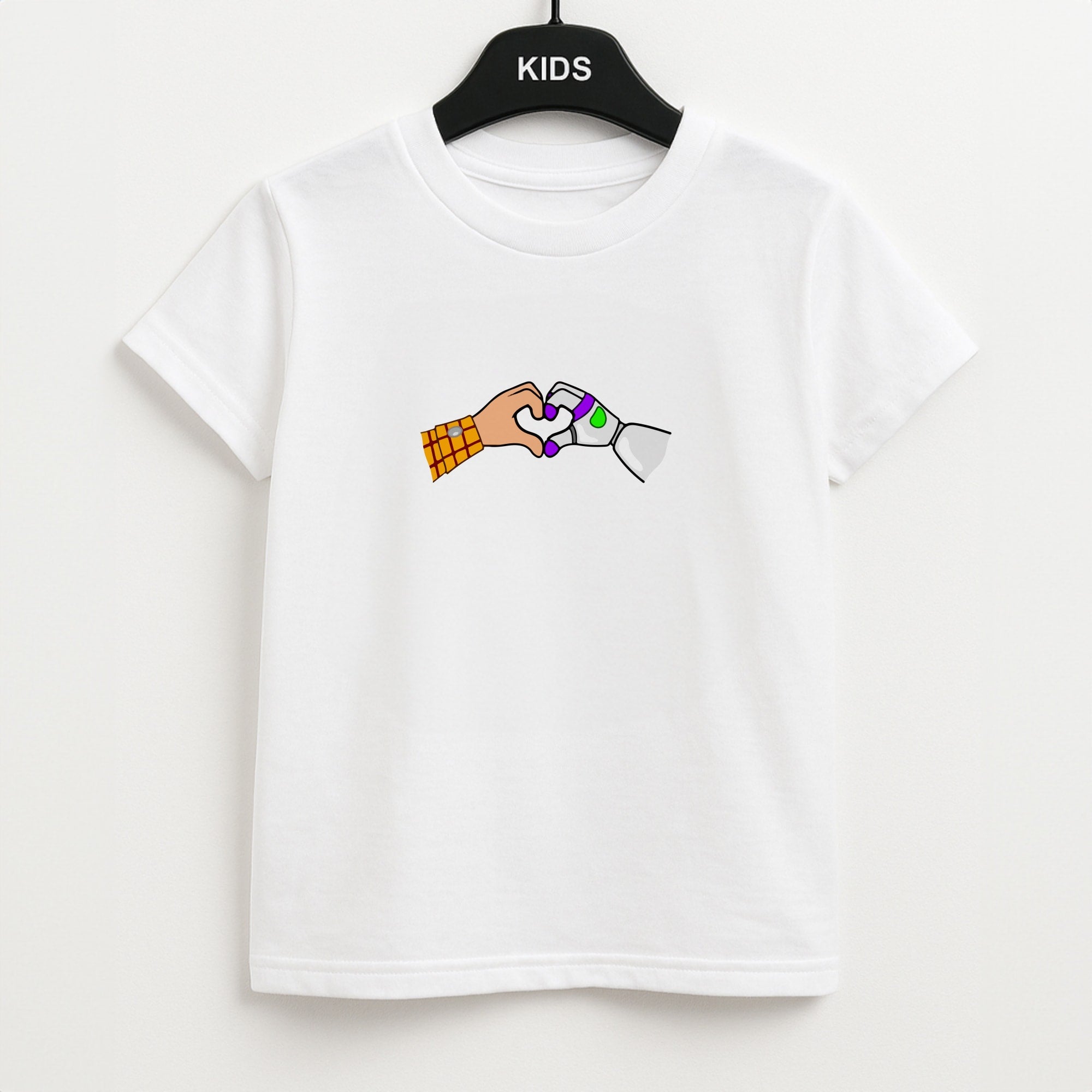 Woody And Buzz Love Unisex Kids T-Shirt