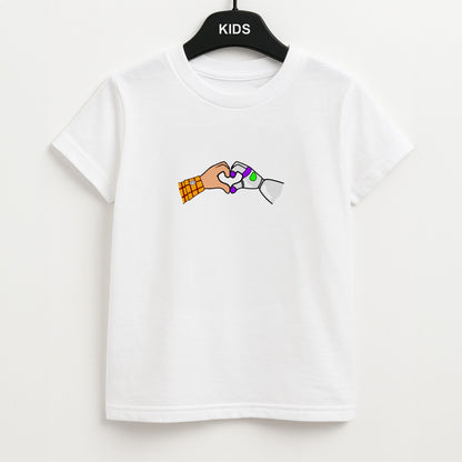 Woody And Buzz Love Unisex Kids T-Shirt