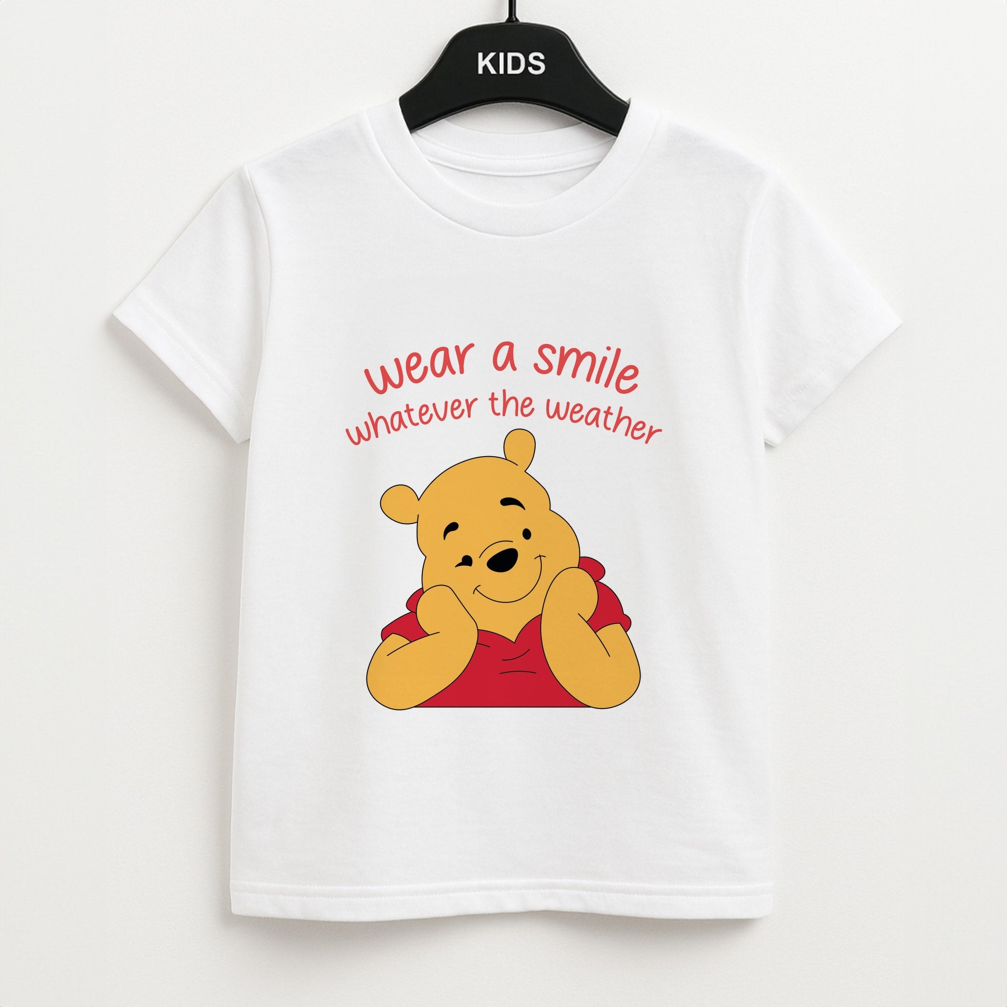Wear A Smile Whatever The Weather  Kids T-Shirt