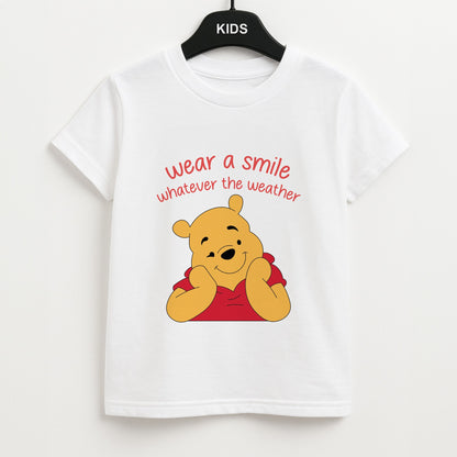 Wear A Smile Whatever The Weather  Unisex Kids T-Shirt