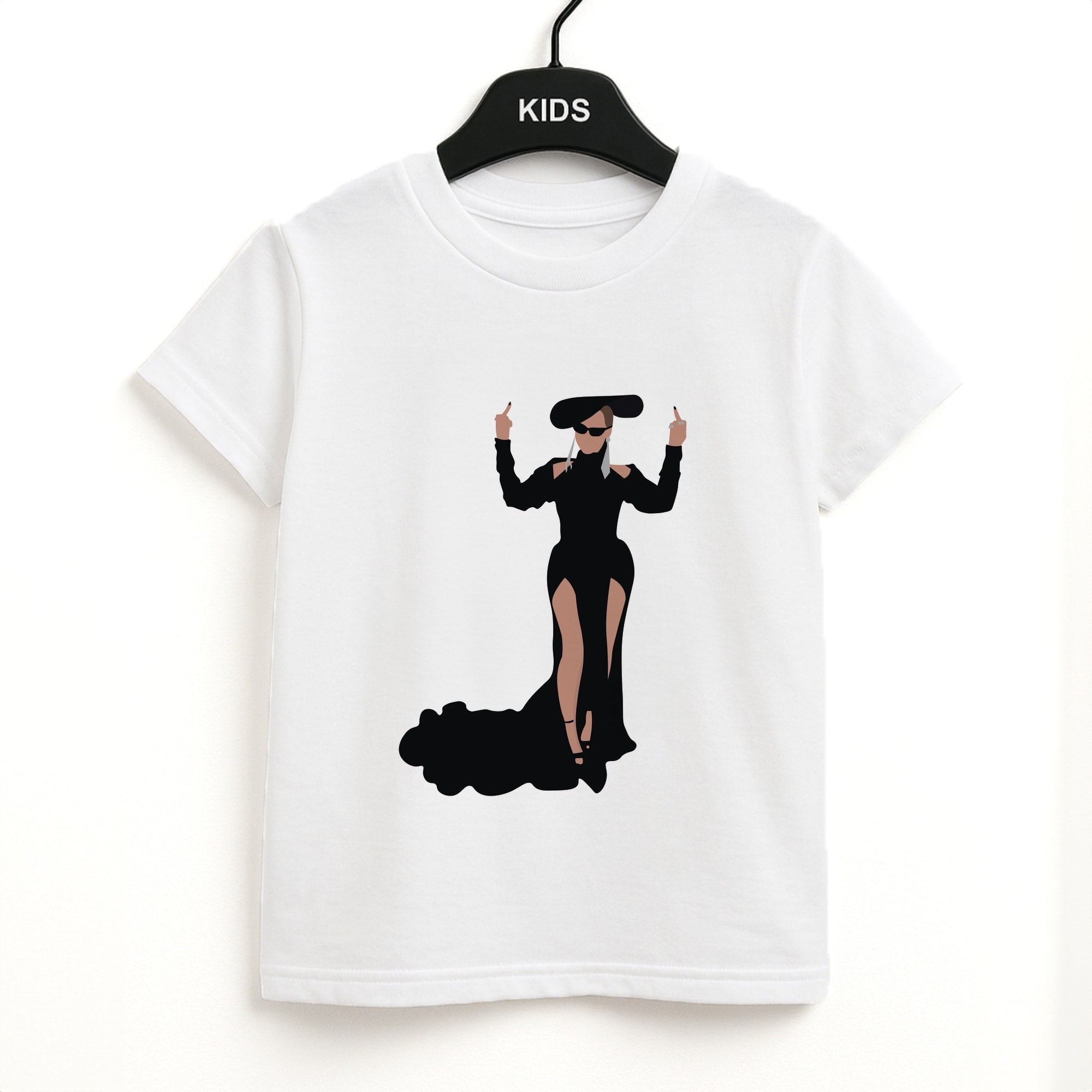 Middle Fingers - Queen B Unisex Kids T-Shirt