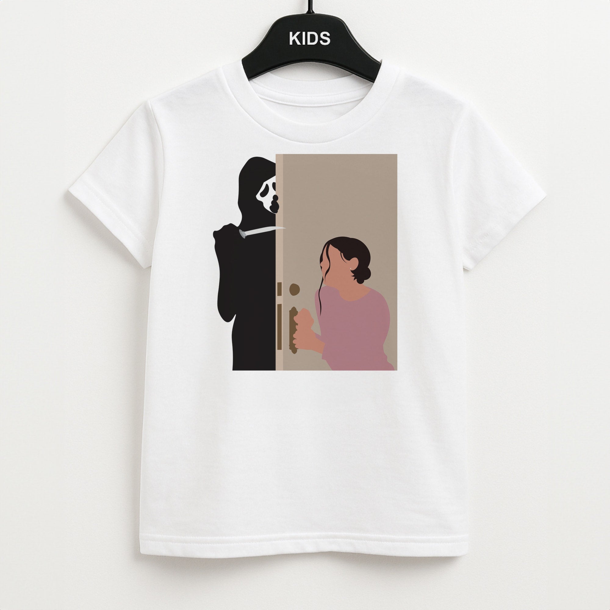 Tara And Ghostface - Scream Kids T-Shirt