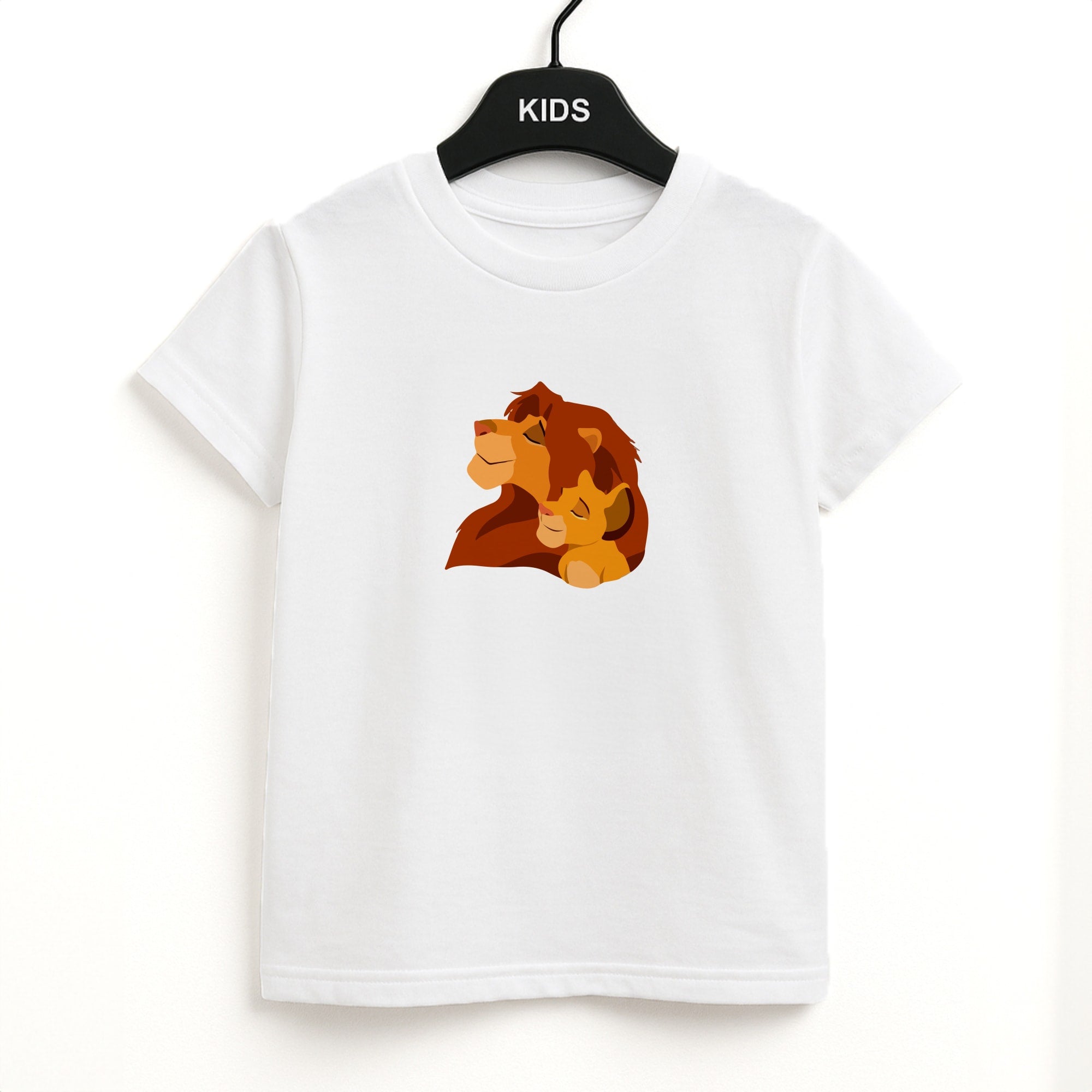 King Lion And Cub Unisex Kids T-Shirt