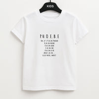 Spelling Phoebe Kids T-Shirt
