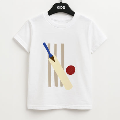 Wickets - Cricket Unisex Kids T-Shirt