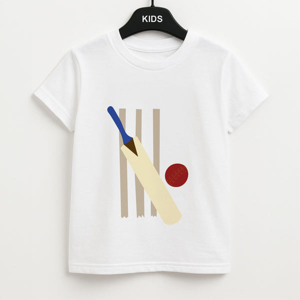 Wickets - Cricket Unisex Kids T-Shirt